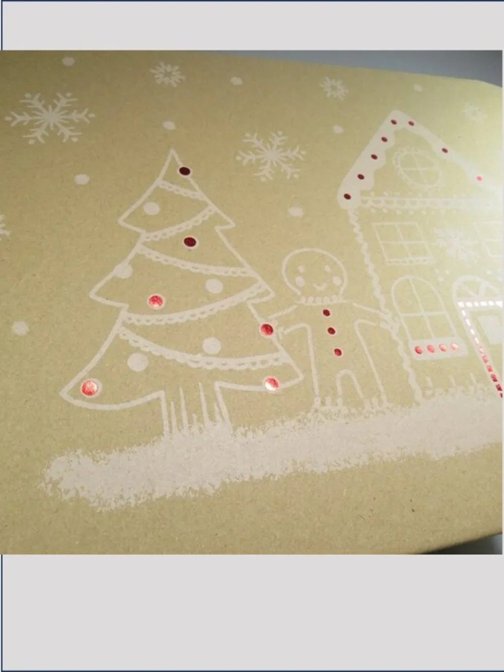 Brothers & Sisters Gingerbread Holiday Storage Box with Reinforced Handles